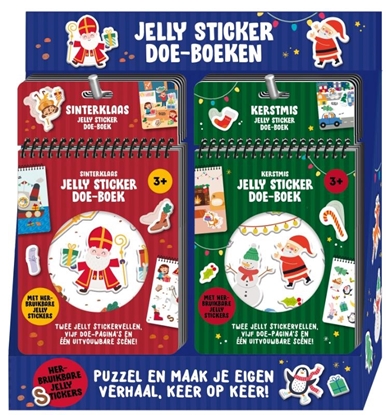 Afbeeldingen van Display Jelly sticker doe-boeken 2 x 6 ex.