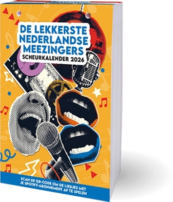 Afbeeldingen van De lekkerste Nederlandse meezingers scheurkalender 2026