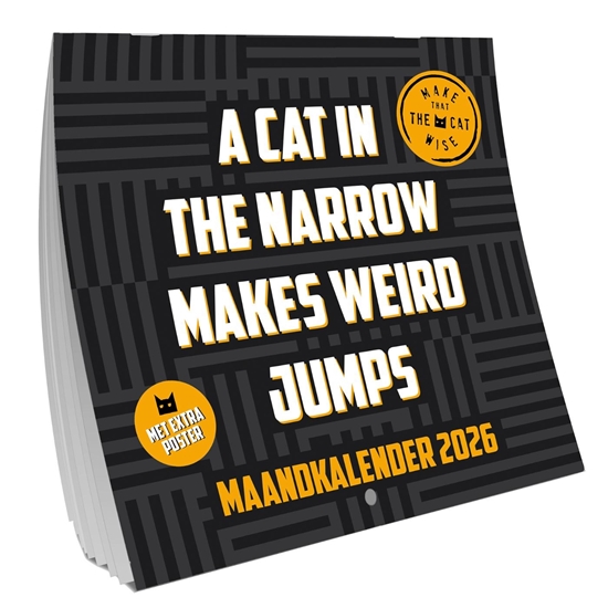 Afbeelding van Make that the cat wise Amerikaanse kalender - 2026