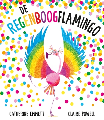Afbeeldingen van De regenboogflamingo