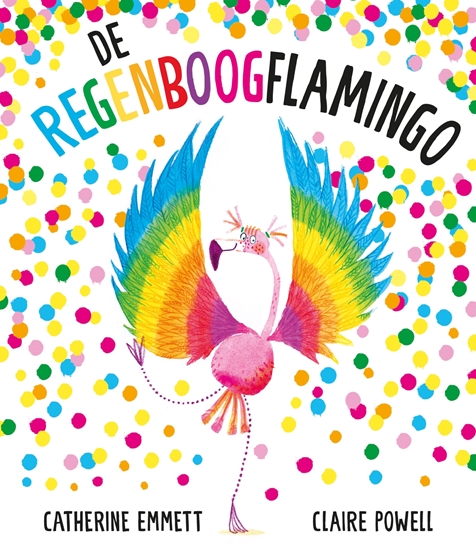 Afbeelding van De regenboogflamingo