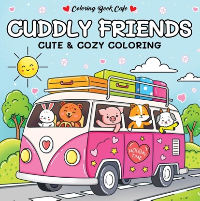 Afbeeldingen van Cuddly friends - Coloring Book Cafe