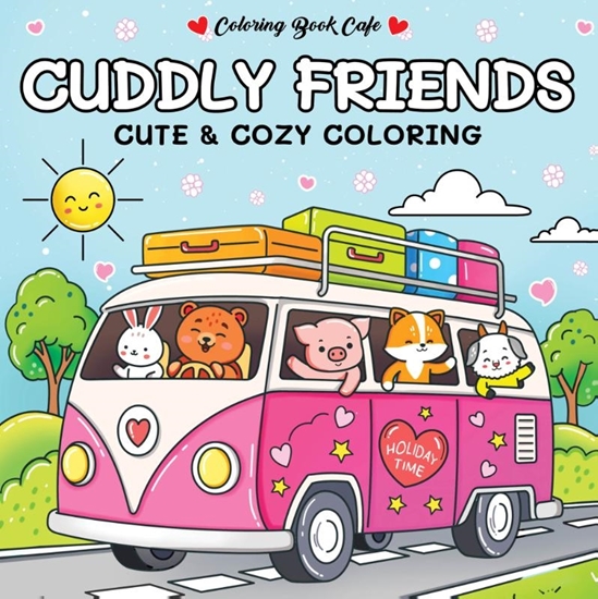 Afbeelding van Cuddly friends - Coloring Book Cafe
