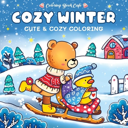 Afbeeldingen van Cozy winter - Coloring Book Cafe