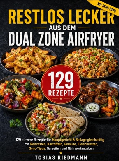 Afbeelding van Restlos lecker aus dem Dual Zone Airfryer