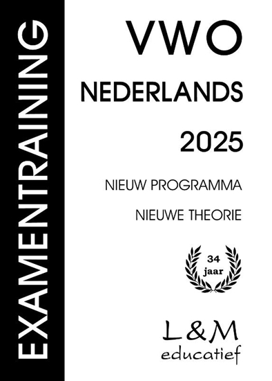 Afbeelding van Examentraining Vwo Nederlands 2025