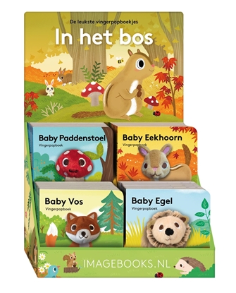 Afbeeldingen van Display Vingerpopboekjes In het bos - 4 x 4 ex.