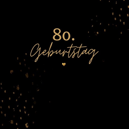 Afbeeldingen van 80. Geburtstag- Gästebuch Blanko