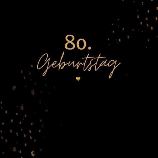 Afbeelding van 80. Geburtstag- Gästebuch Blanko