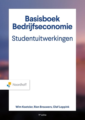 Afbeeldingen van Basisboek Bedrijfseconomie, Studentenuitwerkingen