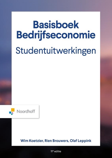 Afbeelding van Basisboek Bedrijfseconomie, Studentenuitwerkingen