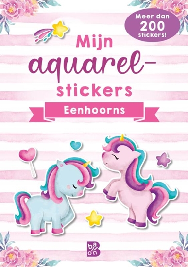 Afbeelding van Mijn aquarelstickers eenhoorns