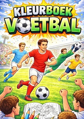 Afbeeldingen van Kleurboek, Voetbal
