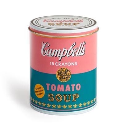 Afbeeldingen van Andy Warhol Soup Can Crayons + Sharpener