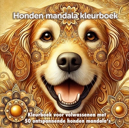 Afbeeldingen van Honden mandala kleurboek voor volwassenen