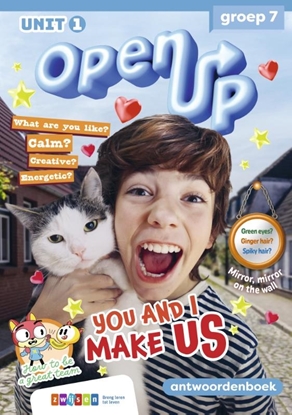 Afbeeldingen van Open Up groep 7 Unit 1-2 antwoordboek