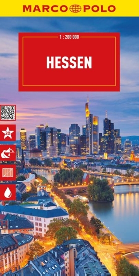 Afbeelding van Marco Polo Wegenkaart Marco Polo Hessen 6