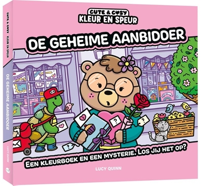 Afbeeldingen van Cute & Cosy Kleur en speur: De geheime aanbidder