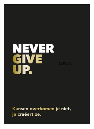 Afbeeldingen van Never give up