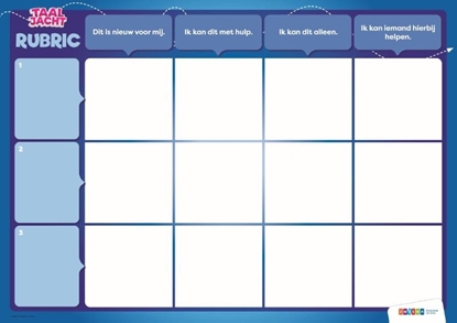 Afbeeldingen van Taaljacht taal magneetbord Rubrics