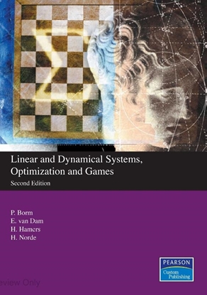 Afbeeldingen van Linear and Dynamical Systems, Optimization and Games - Second Custom Edition