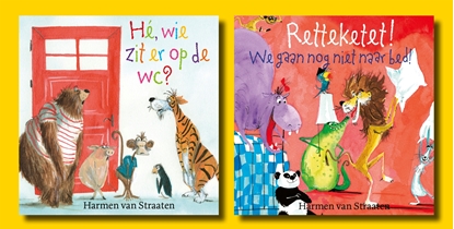 Afbeeldingen van Grappige en ondeugende rijmprentenboeken Uitdeelboekjes - Retteketet & Hé, wie zit er op de wc?