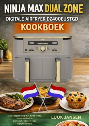 Afbeeldingen van NINJA MAX DUAL ZONE DIGITALE AIRFRYER DZ400EUSTGD KOOKBOEK