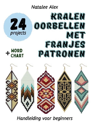 Afbeelding van Kralen Oorbellen met Franjes Patronen