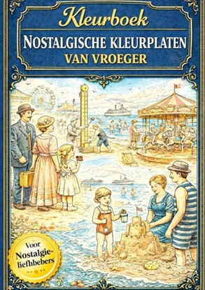 Afbeeldingen van nostalgisch kleurboek