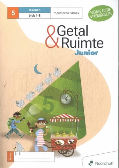 Afbeelding van Getal & Ruimte Junior groep 5 blok 1-8 meesterwerkboek