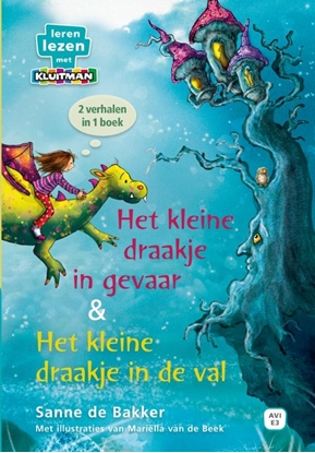 Afbeeldingen van Lekker lezen met Kluitman Het kleine draakje in gevaar & Het kleine draakje in de val