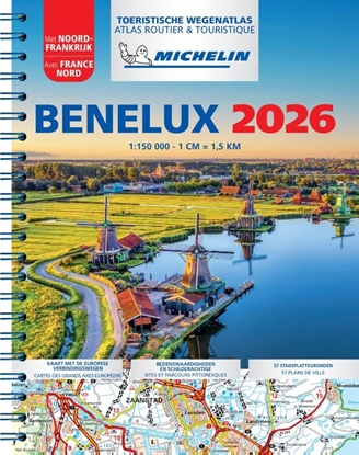 Afbeeldingen van Michelin Atlassen Michelin Atlas Benelux 2026