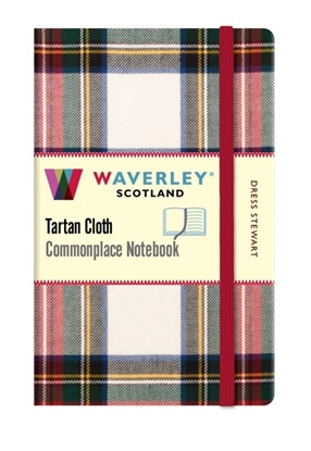 Afbeeldingen van Waverley Tartan Cloth Commonplace Notebooks Waverley Dress Stewart Tartan cloth pocket notebook