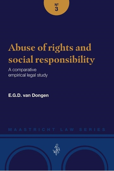 Afbeelding van Maastricht Law Series Abuse of rights and social responsibility