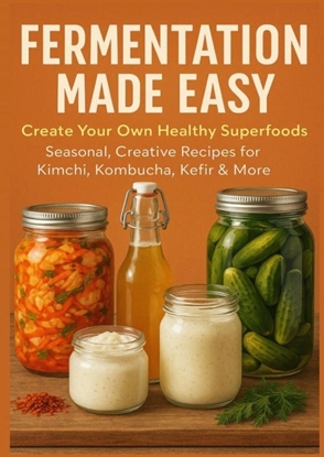 Afbeeldingen van FERMENTATION MADE EASY Create Your Own Healthy Superfoods: Seasonal, Creative Recipes for Kimchi, Kombucha, Kefir & More