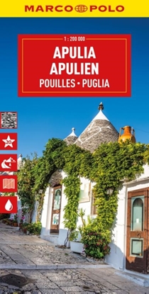 Afbeeldingen van MARCO POLO Reisekarte Italien MARCO POLO Reisekarte Italien 11 Apulien 1:200.000