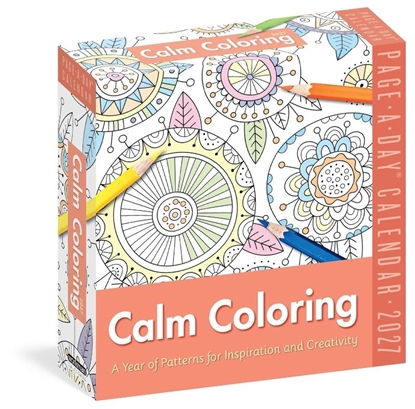 Afbeeldingen van Calm Coloring Page-A-Day® Calendar 2027