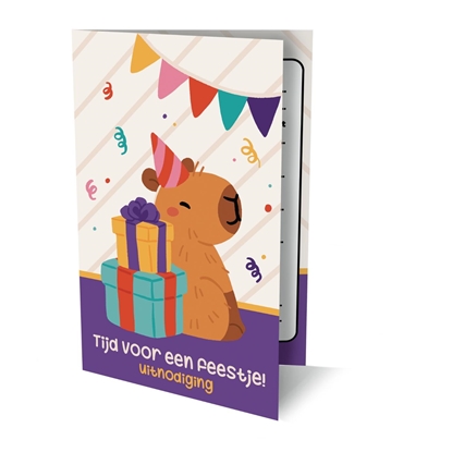 Afbeeldingen van Uitnodigingen Capybara 2 PK 958 / set van 6