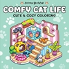 Afbeelding van Comfy cat life - Coloring Book Cafe