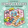 Afbeelding van Comfy cat life - Coloring Book Cafe