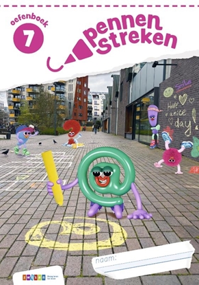 Afbeeldingen van Pennenstreken Groep 7 blokschrift oefenboek (5v)