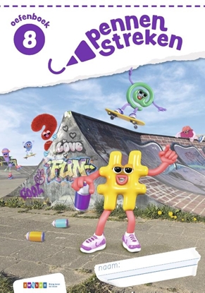Afbeeldingen van Pennenstreken (5v) Groep 8 blokschrift oefenboek