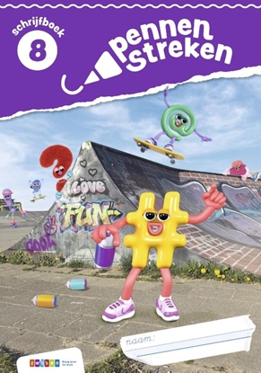 Afbeeldingen van Pennenstreken Groep 8 schrijfboek