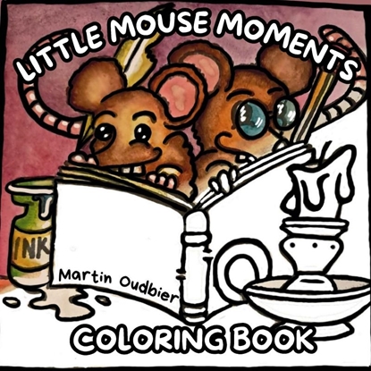 Afbeeldingen van Little mouse moments coloring book