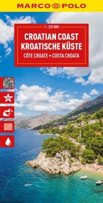Afbeeldingen van Marco Polo Wegenkaart Marco Polo Wegenkaart Kroatische Kust, Istrië, Dalmatië
