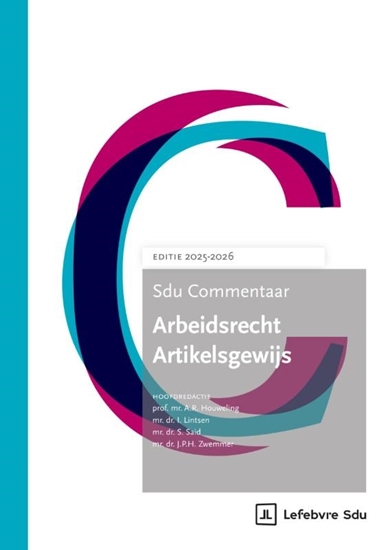 Afbeelding van SDU Commentaar Sdu Commentaar Arbeidsrecht Artikelsgewijs | 2025-2026