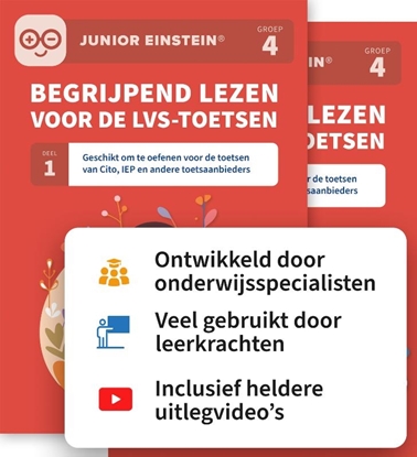 Afbeeldingen van Delen 1 en 2 Begrijpend lezen voor de LVS-toetsen set - Deel 1 en 2 - Groep 4