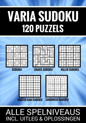 Afbeeldingen van Varia Sudoku - 120 Puzzels - Alle Spelniveaus, Incl. Uitleg en Oplossingen