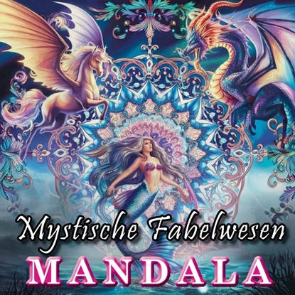 Afbeeldingen van Mystische Fabelwesen Band II: Filigranes Mandala Malbuch für Jugendliche und Erwachsene