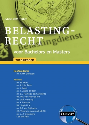 Afbeeldingen van Belastingrecht voor Bachelors en Masters 2026/2027 Theorieboek